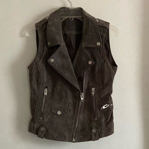 BLANKNYC Suede Vest small